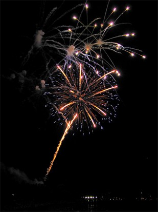 fireworks, victoria day, celebrations, ashbridge's bay, park, beach, lake ontario, toronto, city, life