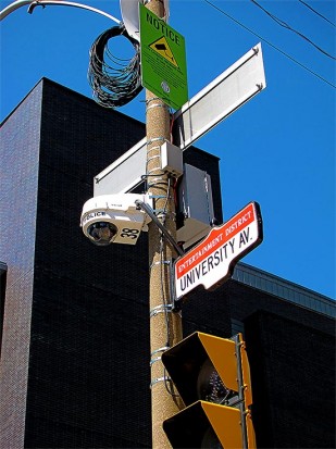 g20, g8, police camera, university avenue, toronto, city, life